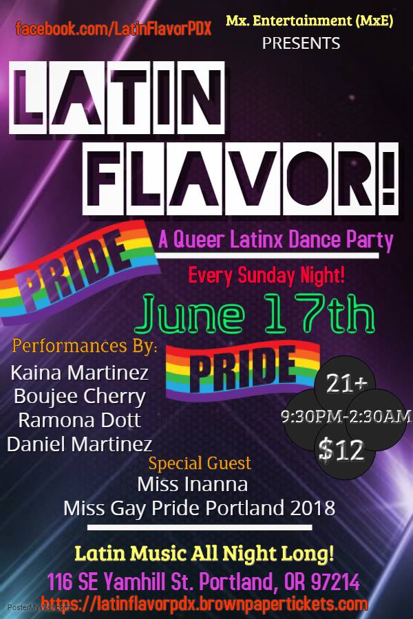 Latin Flavor - Noche LGBTQ de Portland