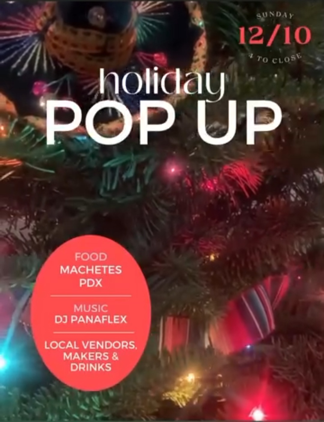 Holiday Pop Up at Bar Carlo